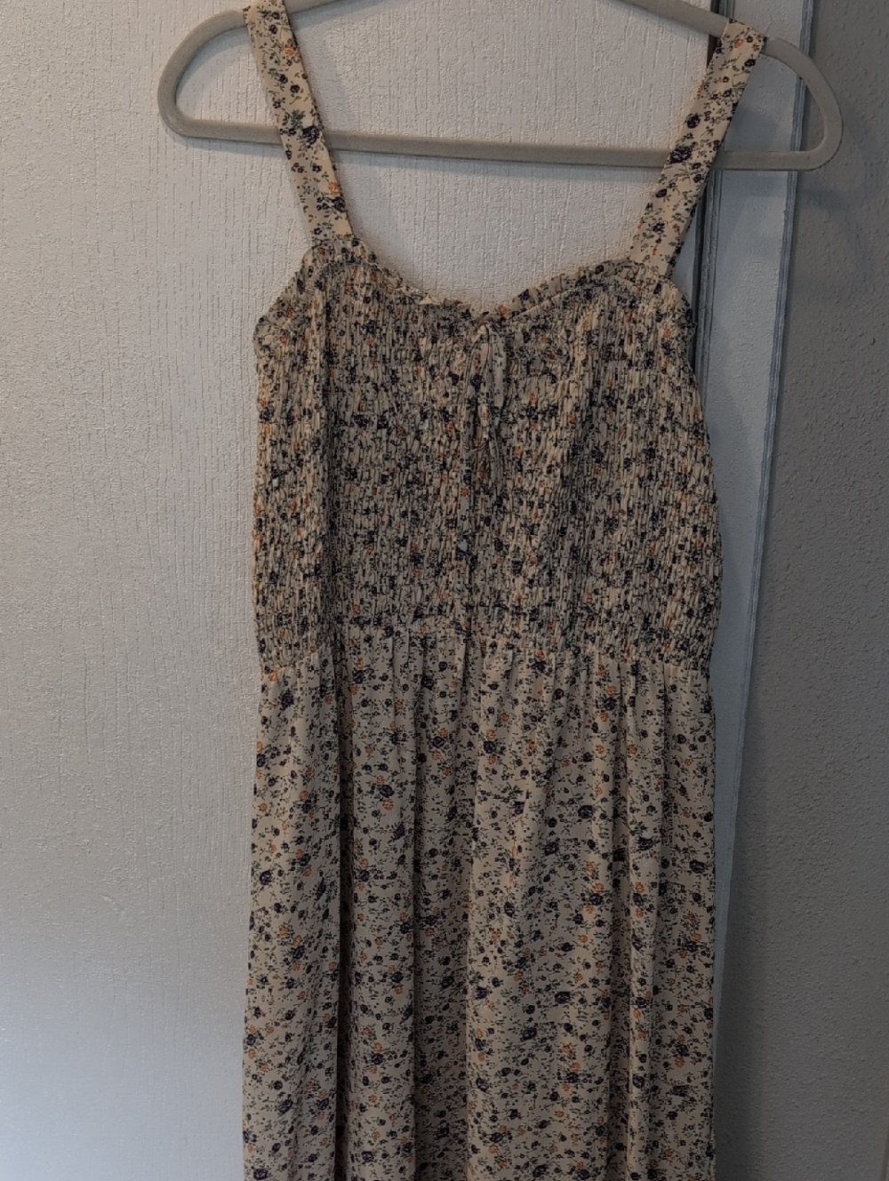Sleeveless Floral maxi Dress - L
